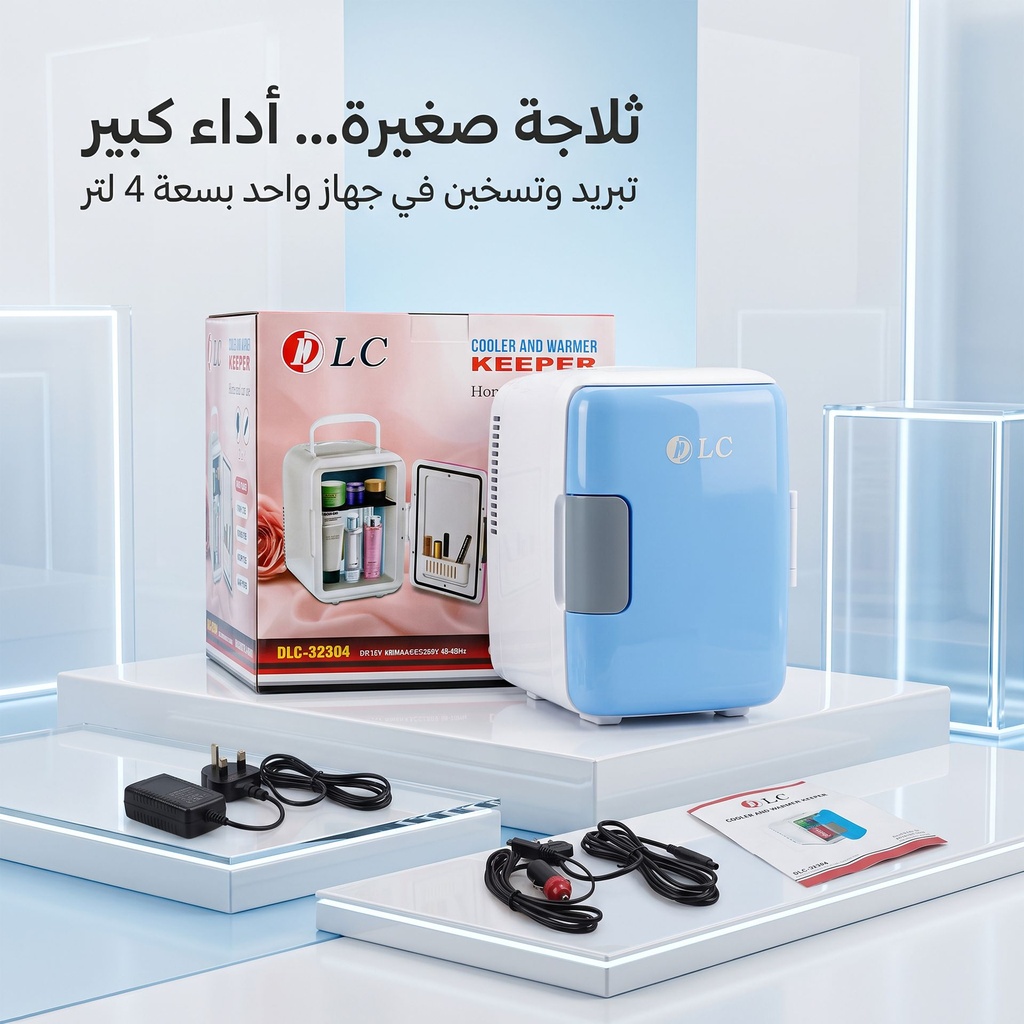 ثلاجة النزهات للسيارة و المنزل 4 لتر